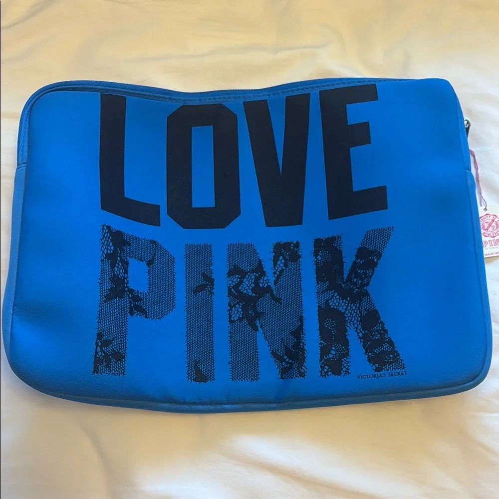 Victoria's Secret Blue LOVE PINK Sleeve